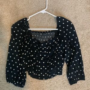 Zara Polka Dot Top